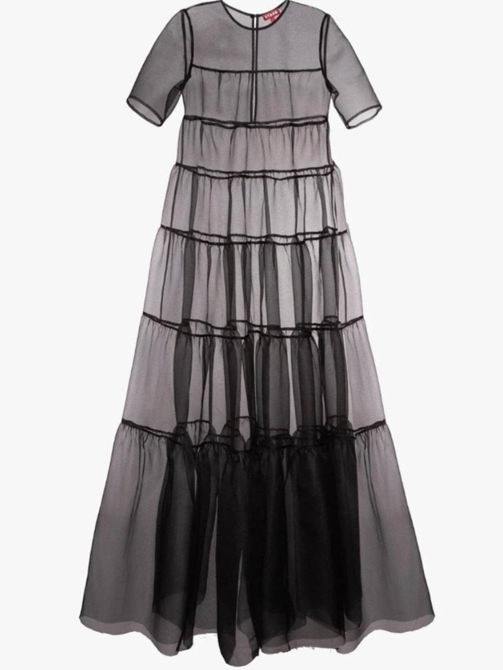 NWT STAUD Hyacinth Black Maxi Dress - M - Picture 5 of 6